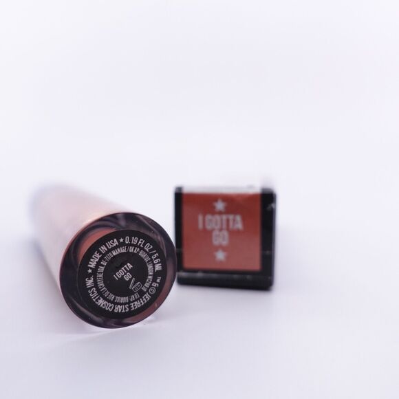 Jeffree Star Velour Liquid Lipstick I Gotta Go Rose Gold Brand Dawson New in Box - Picture 4 of 5